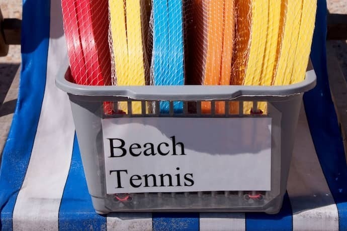 Raquetes de Beach Tennis.