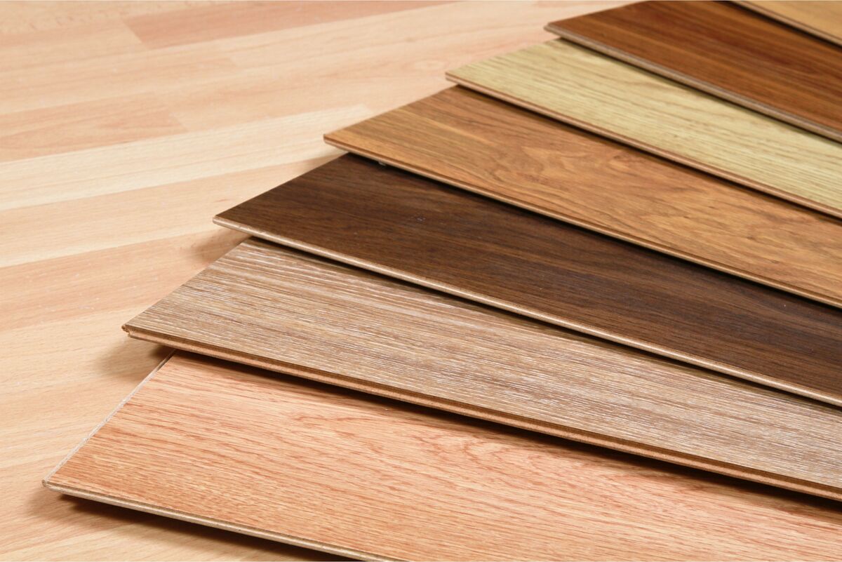 Vários estilos de assoalho de madeira