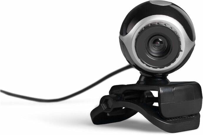 Webcam Camera Hardware em fundo branco