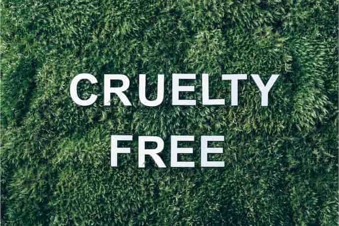 Grama e uma placa escrita cruelty free