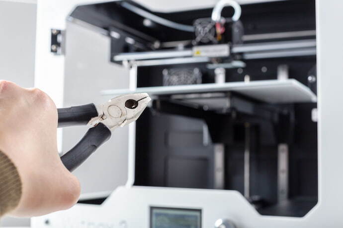 Manutenção impressora 3D