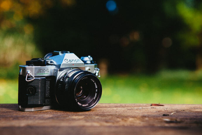câmeras da Canon ao ar livre