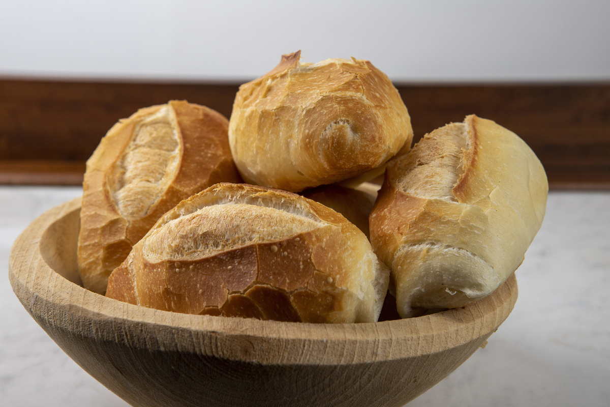 pão francês para ingrediente de massa para tilápia