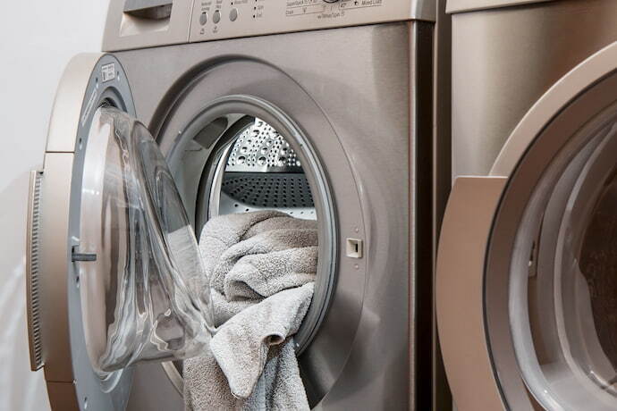 Lavadora e secadora de roupas