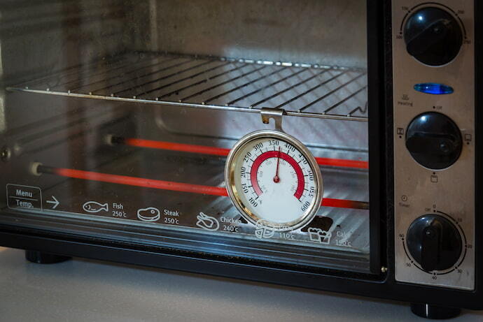 Termômetro culinário de forno