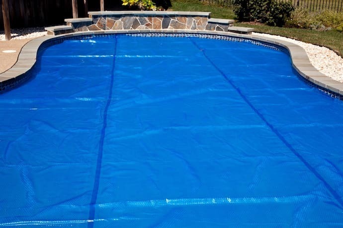 Proteção para piscina.