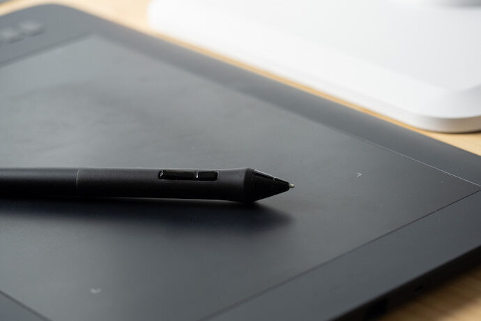 Mesa digitalizadora com caneta