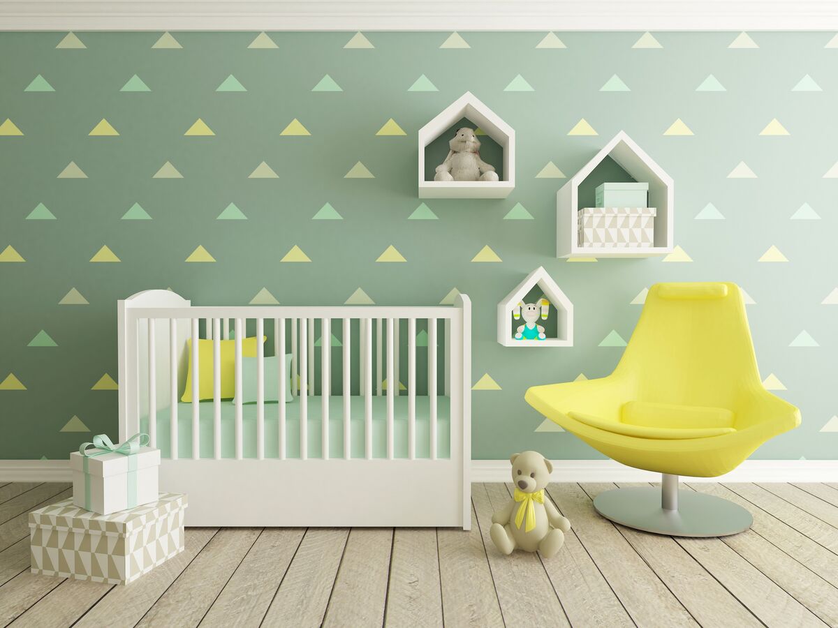 pintura quarto de bebê verde