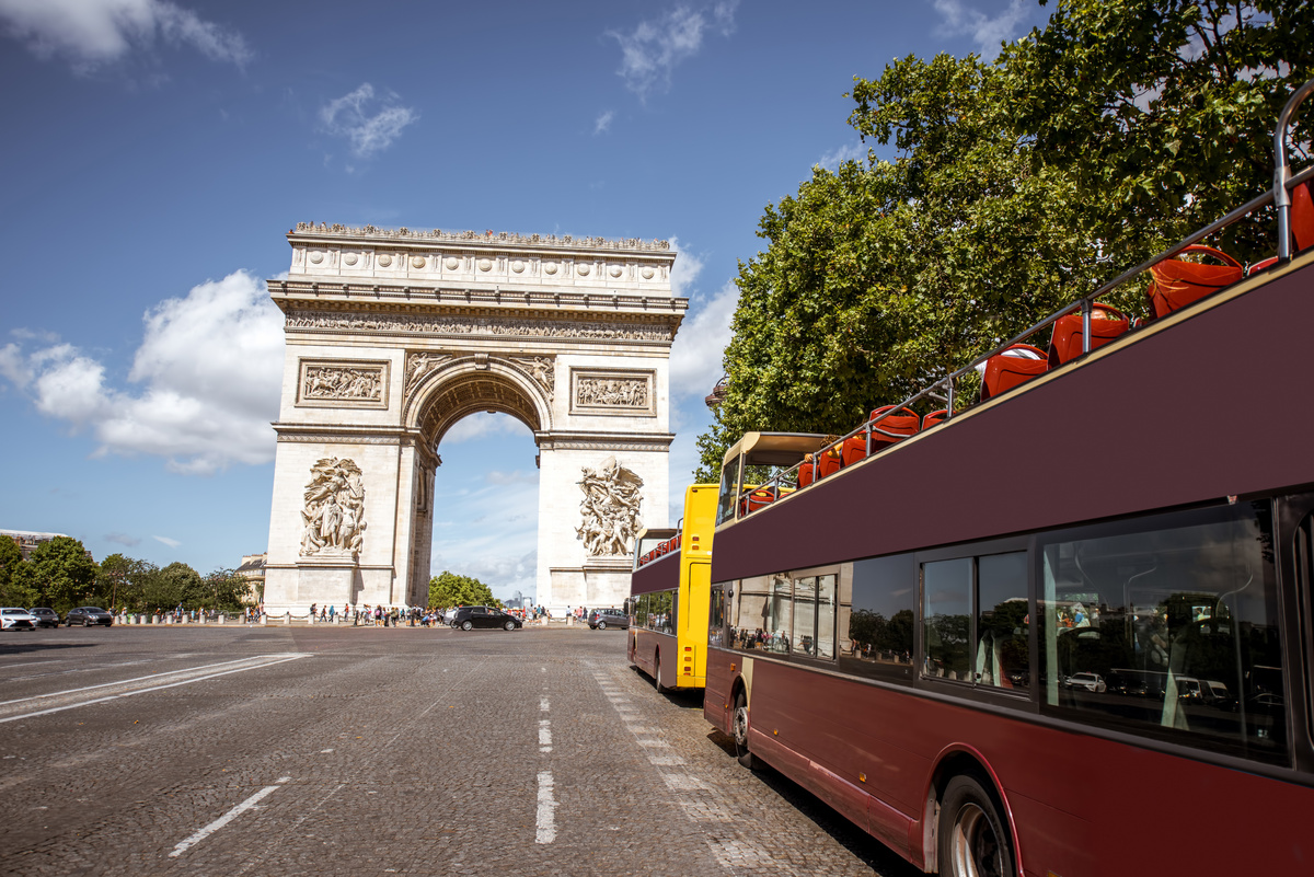 Um ônibus em Paris