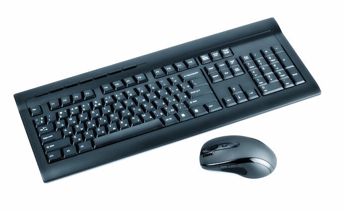 Mouse e teclado sem fio