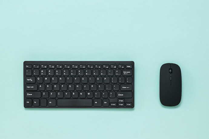 Mouse e teclado sem fio