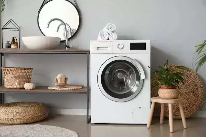 secadora de roupa branca