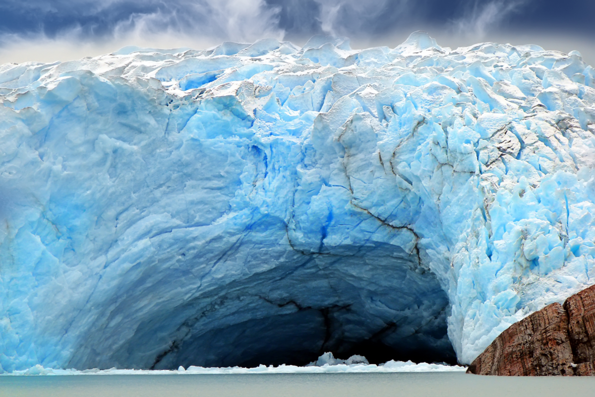 Paisagem glacial de Perito Moreno 