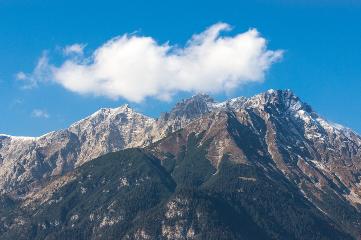 Montanhas da Nordkette Innsbruck.