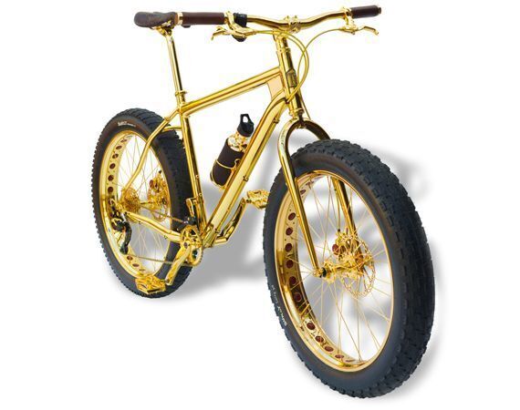 24K Gold Extreme Mountain Bike