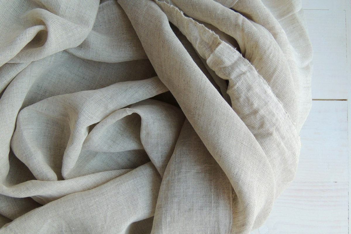 Roupa branca com tecido canvas