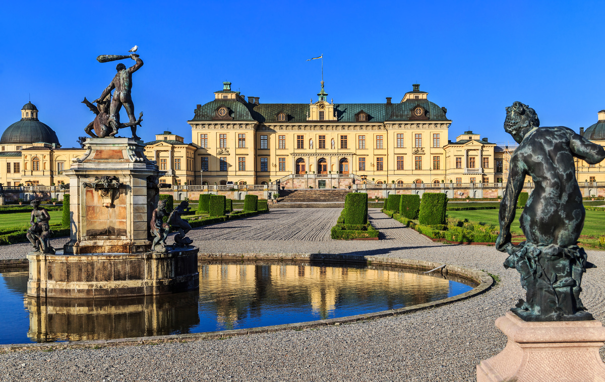 Vista panorâmica do Palácio Real de Estocolmo