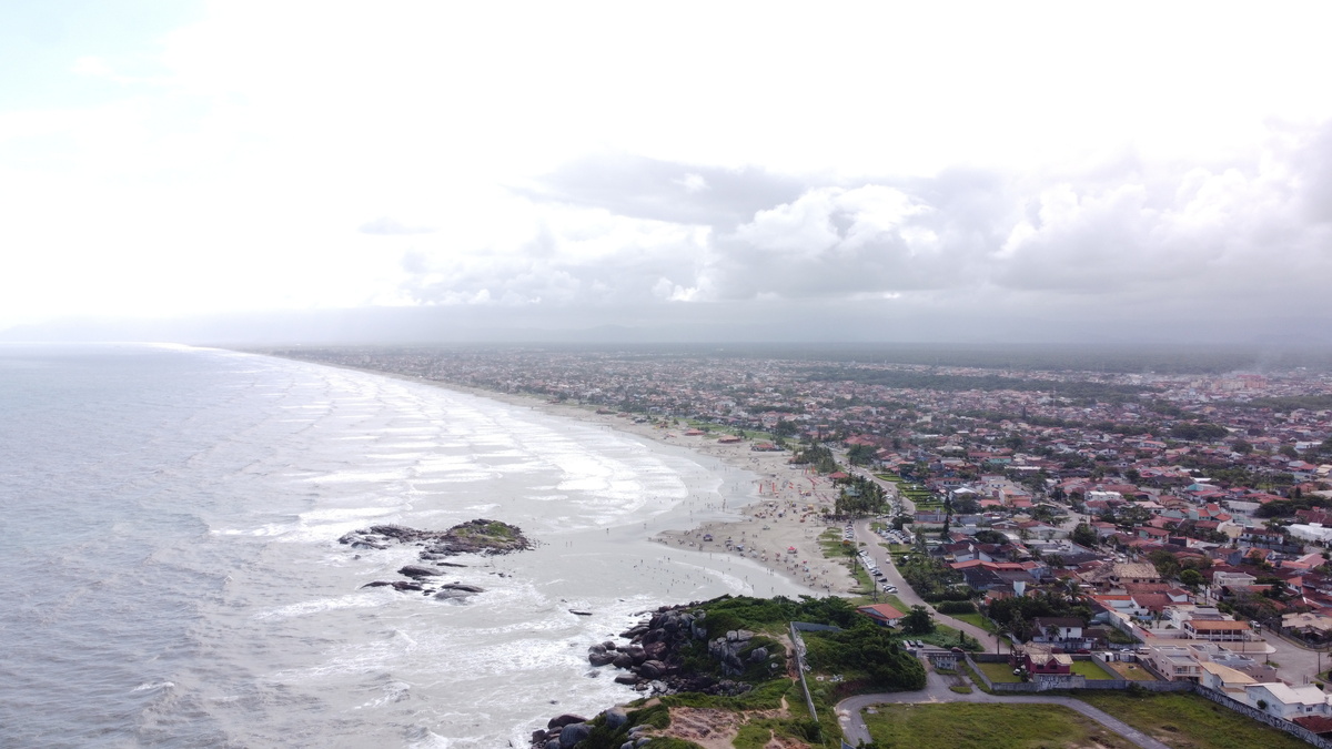 Vista aérea de Peruíbe