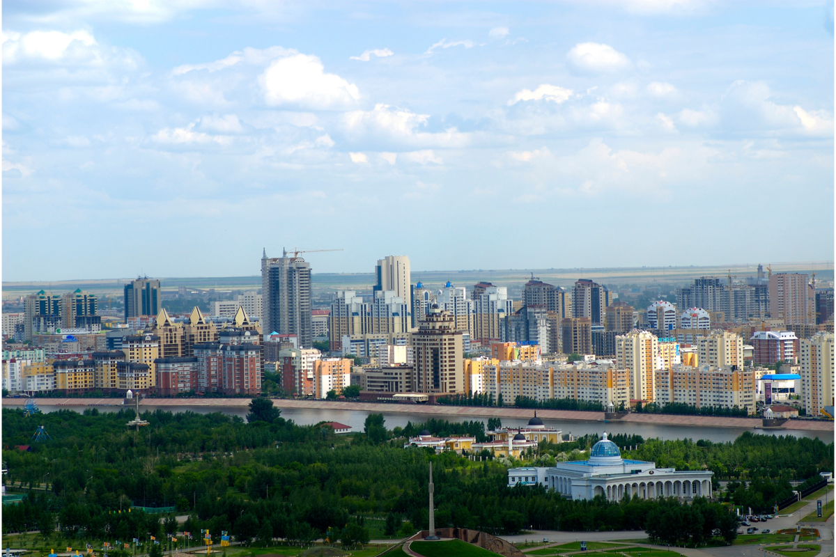 Cidade de Astana, Kazakhstan.