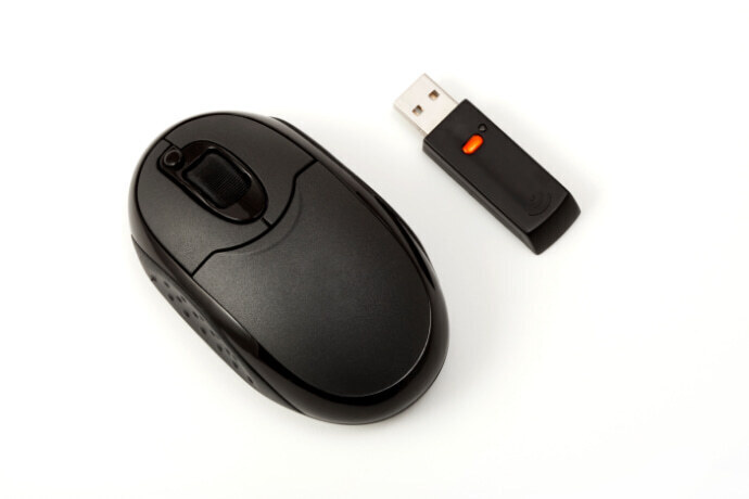 Mouse sem fio e USB