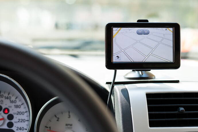Carro com GPS