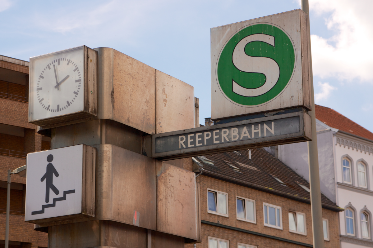 Estação Reeperbahn de Hamburgo