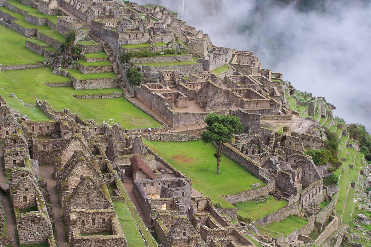 Vista do setor nobre do Machu Picchu