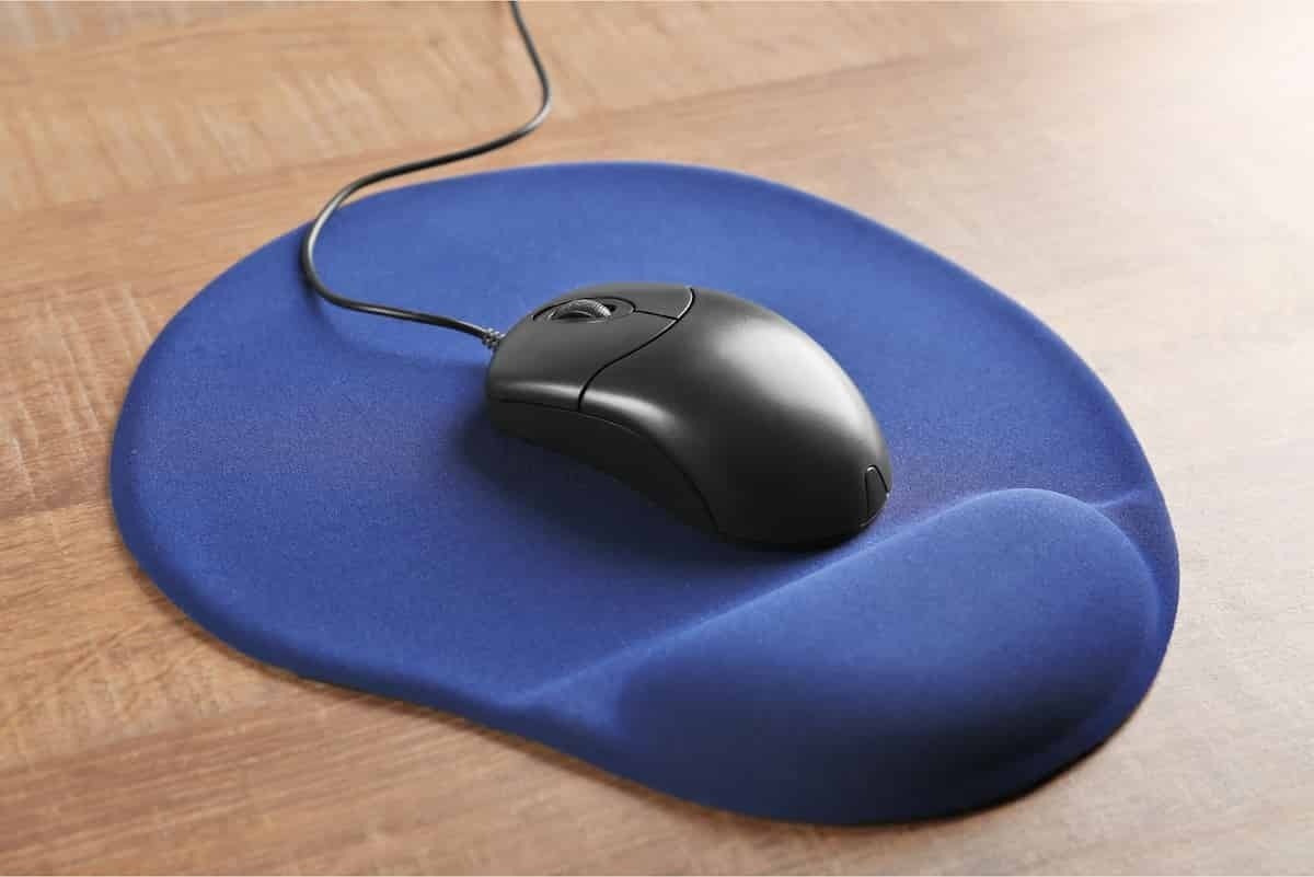 Mousepad com apoio