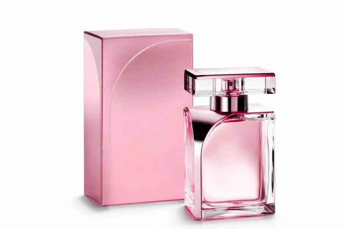 Perfume e a caixa de perfume