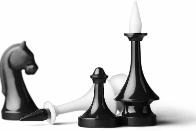 Peças de xadrez modernas