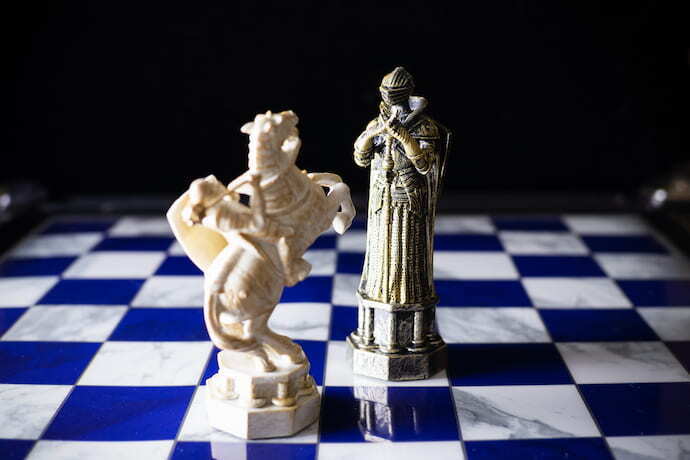 Jogo de xadrez bruxo
